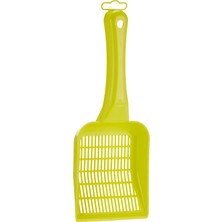 Moderna Scoopy Small Grid Dar Aralıklı Kedi Kumu Küreği Sarı