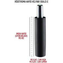 Esranın Dünyası Siyah Amortisör, 20 cm Kolon Boyu, 34.5 cm Açık Hali