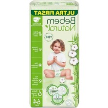Esranın Dünyası 64'lü Natural Bebek Bezi, Yumuşak ve Emici