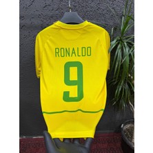 Rodak Spor Ronaldo 9 Brezilya Premium Kumaş 2002 Dünya Kupası