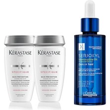 Ozka Concept Specifique Prevention Şampuan 2X250 ml + L'oreal Serioxyl Stemoxydine%5 Denser Hair 90 ml