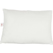 Esranın Dünyası Taç Comfort Düz Dış KUMAŞ:%100 Pamuk, Iç Dolgu: Boncuk Elyaf Yastık, Beyaz, 50X70 cm