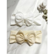 Bebila Baby Kız Bebek Bandana 2'li Set Mevlütlük Resim Çekimi Hediyelik
