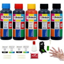 Esranın Dünyası Canon Uyumlu Pixma E414-E474 Yazıcı Aparatlı Kartuş Dolum Seti 5 x 100 gr
