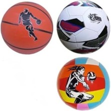 Esranın Dünyası 3'lü Basketbol, Futbol ve Voleybol Topu Seti