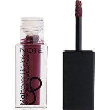 Note Cosmetics Note Mattever -Ink Mat ve Kalıcı Likit Ruj 16 Plum Queen - Mor