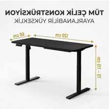 Esranın Dünyası Ayarlanabilir Ergonomik Bilgisayar Masası, Modern Tasarım ile