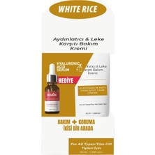 White Rice Aydınlatıcı & Leke Karşıtı Bakım Kremi Bakım ve Koruma Ikisi Bir Arada Özel Paket