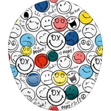 Esranın Dünyası Smile Desenli Bilek Destekli Mouse Pad
