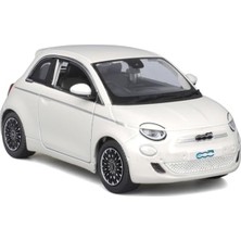 Esranın Dünyası 1:24 Ölçekli Fiat 500 E Model Araba, Gerçekçi Tasarım ve Açılır Kapılar