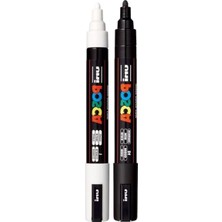 Esranın Dünyası 2'li Set 1.8-2.5 mm Keçe Uçlu Markör Kalem, Uni Markör
