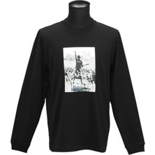 Esranın Dünyası Siyah Uzun Kollu T-Shirt - L Beden