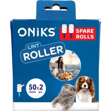 Mio Oniks Tüy Toplama Yedek Rulu, 50 Yaprak x 2 Adet x 15 Adet