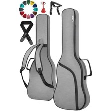 Esranın Dünyası Midex CS-39PAK Klasik Gitar Çantası Gigbag Soft Case Kılıf Su Geçirmez (Askı Capo Pena)