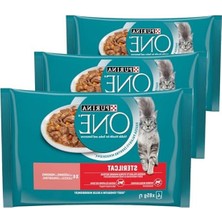 Esranın Dünyası Yaş Kedi Maması, Somonlu Kısırlaştırılmış, 85 gr - 4 Adet