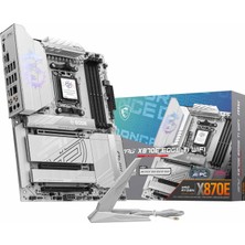 MSI Msı Mpg X870E Edge Tı Wıfı Am5 Ddr5 8400MHZ(OC) Usb4 4x M.2 HDMI 5g Lan Wıfı 7 Rgb Atx