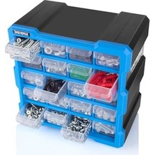 Esranın Dünyası 20'li Hobby Organizer Seti, Monoblok Çekmece ve Vida Dübel Kutusu