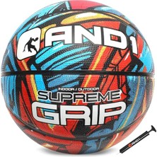 Esranın Dünyası Supreme Grip Basketbol: Res Regülasyon Boyutu 7 (74,93 Cm) Kauçuk Top - Derin Kanal Yapısı ile Sokak, Iç ve Dış Mekan Oyunları Için