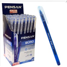 Pensan Büro 1.0 mm Mavi Tükenmez Kalem 12 Adet Tk.k