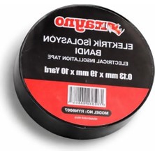 Esranın Dünyası Siyah Elektrik Izolasyon Bandı, 0.13 mm x 19 mm x 10 Yard