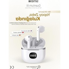 Esranın Dünyası Tws Bluetooth Kulaklık, 42 Saat Pil Ömrü, Beyaz
