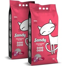 Esranın Dünyası Bebek Pudrası Kokulu Topaklanan Kedi Kumu 2X10KG