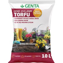 Genta Kullanım Torfu Saksı Toprağı 10 Lt
