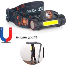 Esranın Dünyası USB Şarj Edilebilir Kafa Lambası - 300 Lümen, Ayarlanabilir
