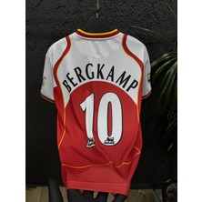 Rodak Spor Bergkamp 10 Arsenal Premium Kumaş Nostalji