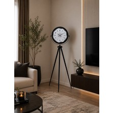 Egecen Siyah Desenli Şık Tripod Ayaklı Saat