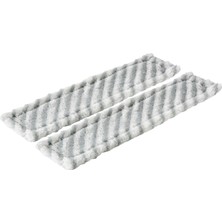 Bosch Garden Glassvac Akülü Cam Temizleme Makinesi ile Uyumlu Yedek Mikrofiber Bez, Beyaz