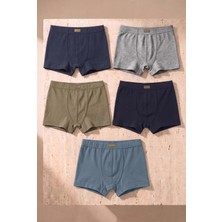 Bony Socks Erkek Çocuk 5'li Basic Boxer Çok Renkli
