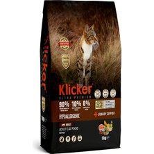 Klicker Tahılsız Yetişkin Kedi Maması Somonlu 1 kg