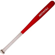 Esranın Dünyası Kırmızı Renkli Ahşap Beyzbol Sopası, 61 cm Uzunlukta