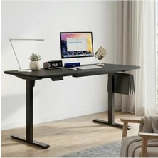 Esranın Dünyası Yüksekliği Ayarlanabilir Ergonomik Çalışma Masası - Siyah, 120X60 cm