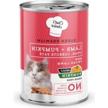 Esranın Dünyası Kuzu Etli ve Balkabağı Ezmeli Yetişkin Kedi Yaş Maması, 400 G x 12 Adet
