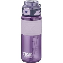 Esranın Dünyası Tkk 600 ml Çift Kullanım Pipetli/rahat Içim Bpa Içermeyen Tritan Su Matarası TKK600ML1019