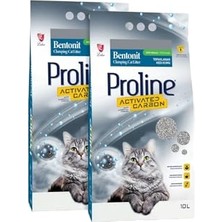 Esranın Dünyası Aktif Karbonlu Topaklanan Kedi Kumu, 10 L x 2 Adet