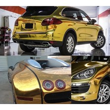 Esranın Dünyası 122CM x 2 Metre Boyutunda Su Geçirmez Altın Parlak Kaplama Folyo