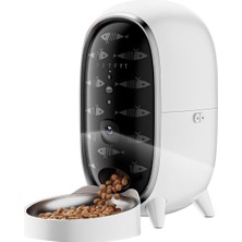 Petfit Petfıt Meow Pure Akıllı Otomatik Kedi Mama Kabı, 3l Kapasiteli, Wifi Kameralı, Mobil Uygulama Kontro