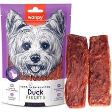 Wanpy Oven Roasted Gerçek Ördek Fileto 100 G Köpek Ödülü, Küçük Köpekler