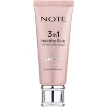Note Cosmetics 3 In 1 Healthy Skin Light Tinted Moisturizer 50 Spf Renk Ton Eşitleyici Aydınlatıcı K