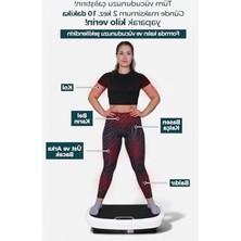 Esranın Dünyası Ultrapower Model Vibration Plate , Yüksek Titreşimli Zayıflama, Egzersiz ve Spor Cihazı - Kondisyon ve Spor Aleti