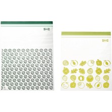 Ikea Plastik Torba , 30 Adet Paket, Şunlardan Oluşur: 15 Torba 6 L (28,5 x 41 Cm) ve 15 Torba 4,5 L