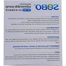 Esranın Dünyası 35W Gücünde 2500 Lt/h Akvaryum Pompası