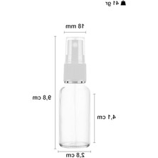 Esranın Dünyası 20 ml Kapaklı Sprey Şişesi, 2 Adet Set
