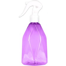 Promosyonca Prizma Desenli Sprey Şişe, Boş Plastik Şişe, Püskürtme Başlıklı (Mor)