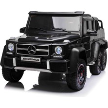 Elit Akülü Araba Mercedes Benz Akülü Araba 12 Volt Tek Kişilik 6x6 Kauçuk Teker