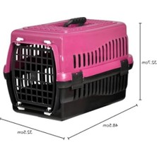 Esranın Dünyası Pembe Renkli Taşıma Kabı, Kedi ve Köpekler Için