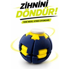 Lmz Design Basınca Dönen Kinetik Topaç Oyuncak Çubuklu Forma Stres Topu